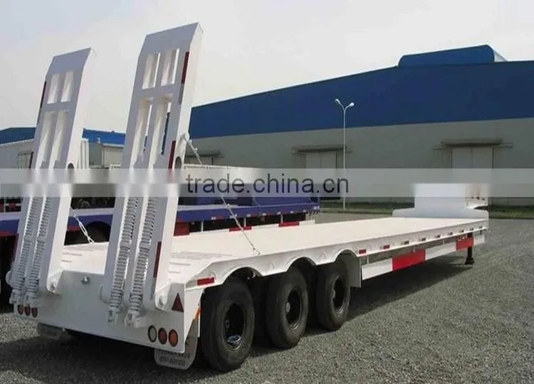 Hot sale tri-axle low bed semi trailer in Malaysia