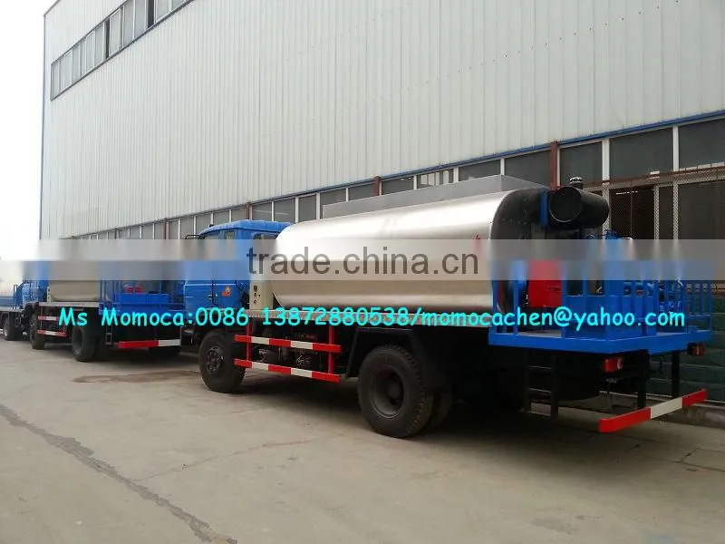 New road maintenance truck,intelligent asphalt distributor,asphalt mixer truck 8cbm
