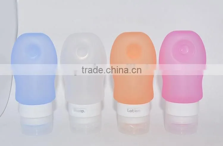 easy-taking silicone shampoo bottle with a sucker MP4408