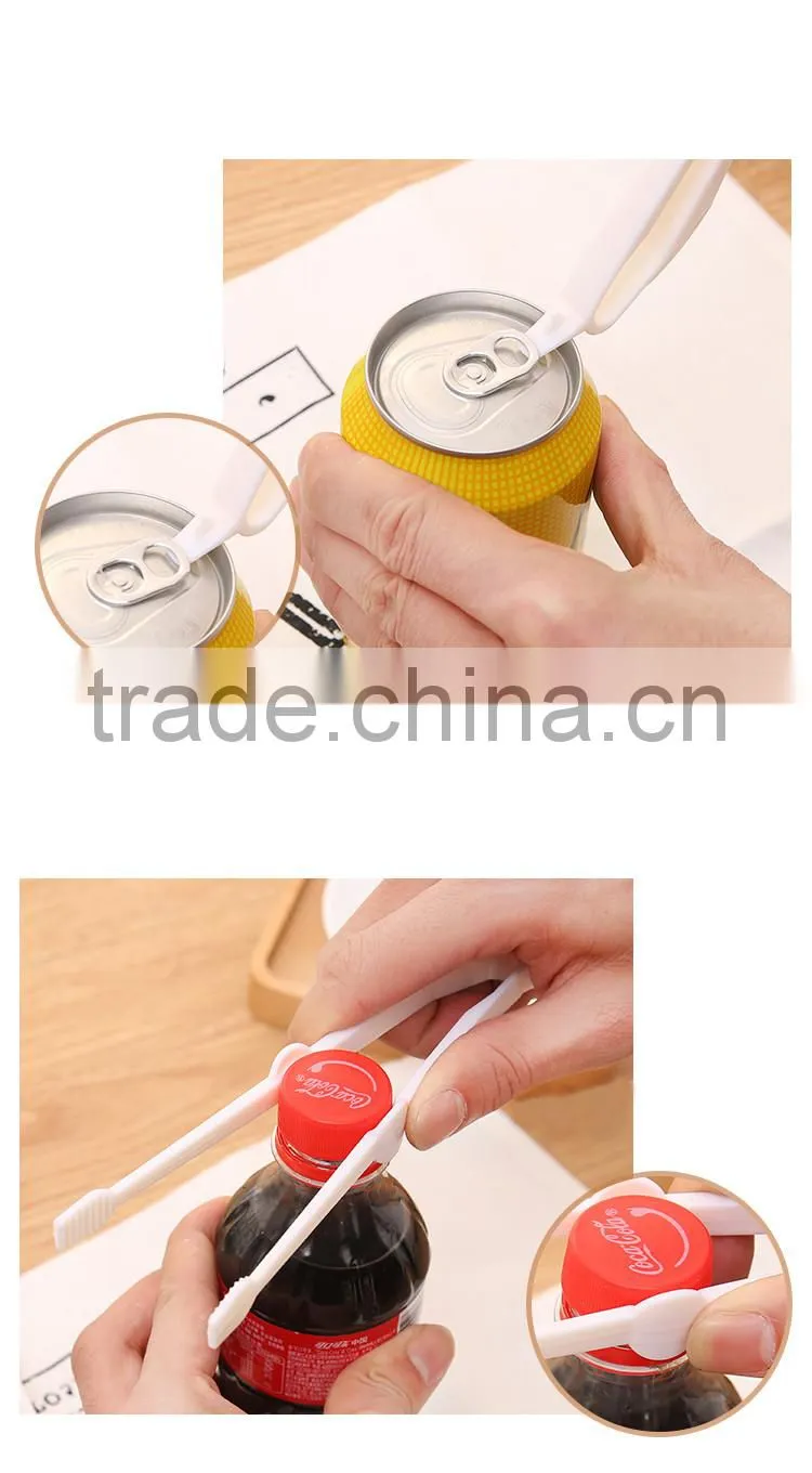 Kitchen Snack Food Tongs Salad Cake Clip Bread Potato Chips 5 Functional sealing Clip