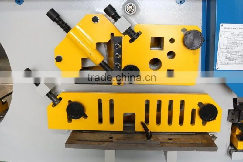 hydraulic Dual Cylinder Hydraulic Ironworker/round /square bar cutting hydraulic ironworkers
