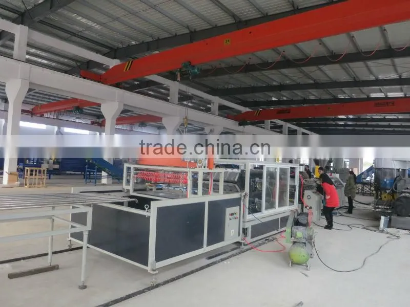 plastic glazed roof tile production line
