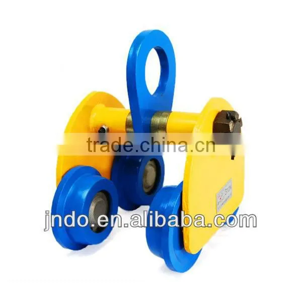 Plain Geared Trolley on Wheels for Hoist