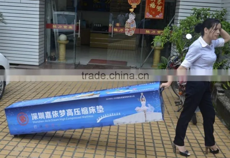 China famous factory NaiGu manufacture mattress vacuum compression roll packing machine
