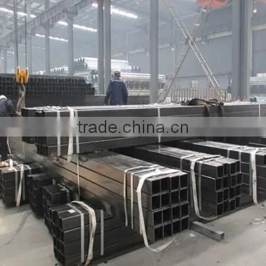 2017 Acero al carbono ERW Tubo cuadrado MS Negro,Tubo rectangular,ASTM-A500 Gr. B