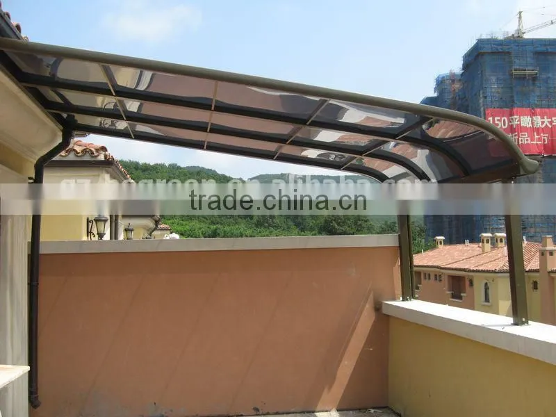 3mx2.3m hot sale oversea outdoor metal gazebo tent with polycarbonate sheet for hotsale