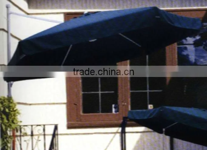 alu wall hanging umbrella with window & flap 11323-2