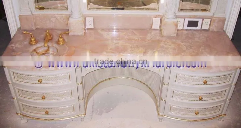 UNIQUE DESIGN ONYX BATHROOM COUNTERTOPS