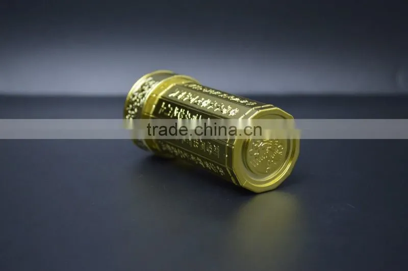 China style gold aluminium bottle cap wine bottle cap
