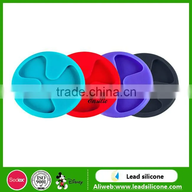 Custom Practical Silicone Wine Glass Mat,Non-slip Silicone Wine Glass Coasters