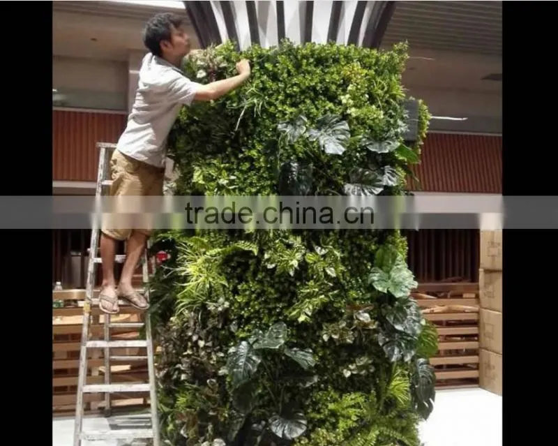 plastic green wall for living room decoration moss green wall decoration