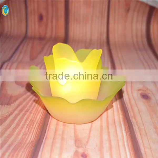 Custom handmade ceramic lotus candle holder
