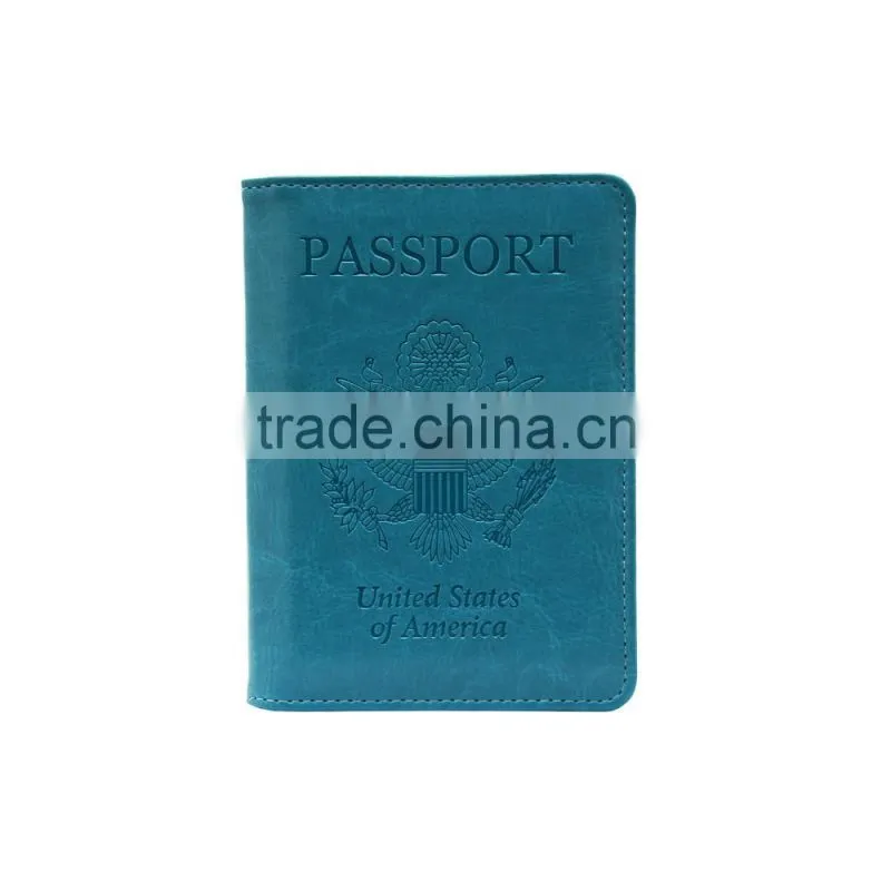 Hot Sale Leather Cover For Passport Business Card Holder