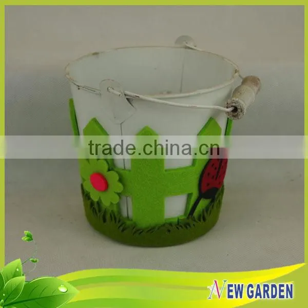 High Appraise Unique Metal Storage Basket,Decorative Metal Flower Pot