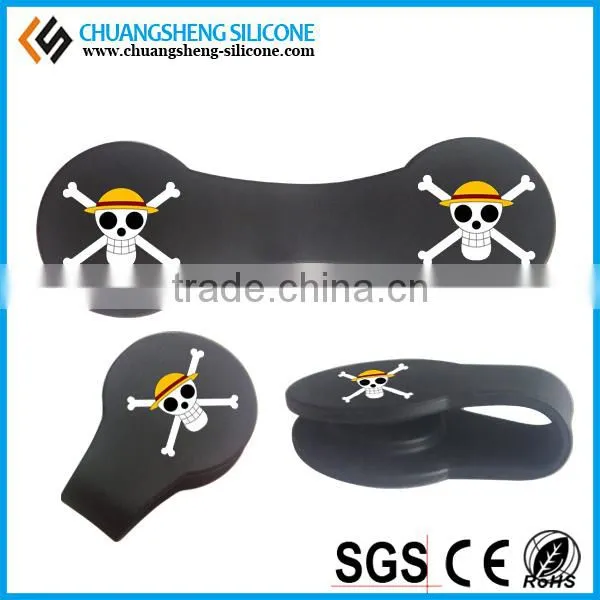 2016 fashion eco-friendly Smart silicone unique money clip