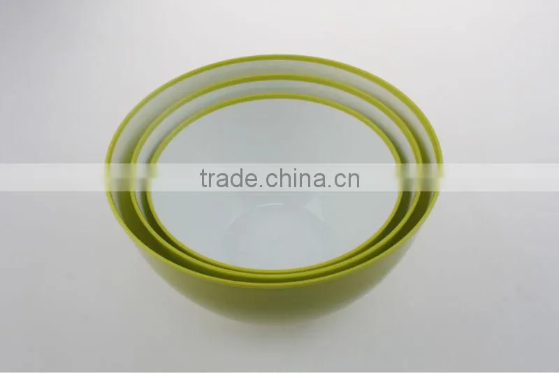 3PC Salad Bowl Set plastic salad bowl