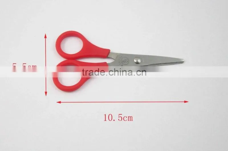 High Quality Red Handle Small Student Scissors