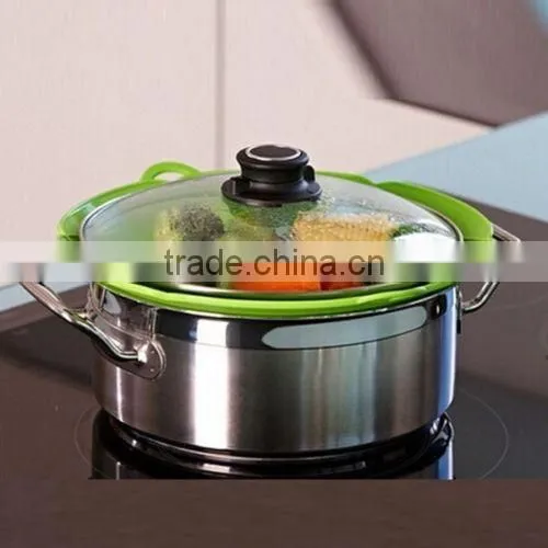 Silicone Pot Flower Silicone lid Spill Stopper Silicone Lid Cover