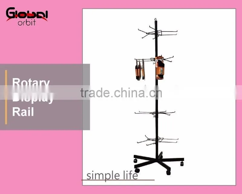 Durable Heavy Duty Shop Hanging Display Fixture Metal Circular Display Rail