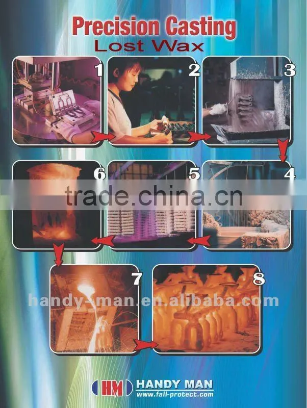 Stainless Steel and Steel Lost Wax Casting OEM