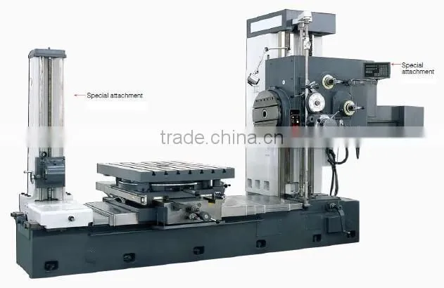 Horizontal boring and milling machine TPX611, dia 110mm, table 1320x1010mm, max load 2500kgs