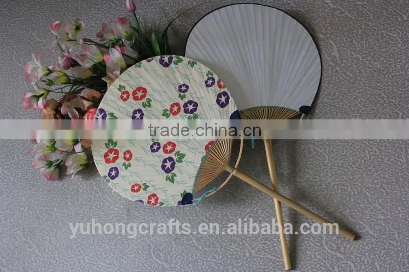 Hot selling bamboo Japanese hand fan for promotion