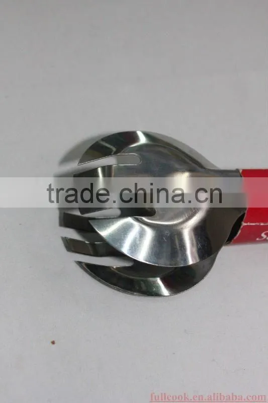 Stainless steel food tong w/different designs