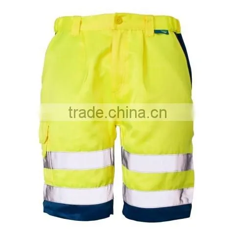 Hi Vis Shorts with side phone pockets