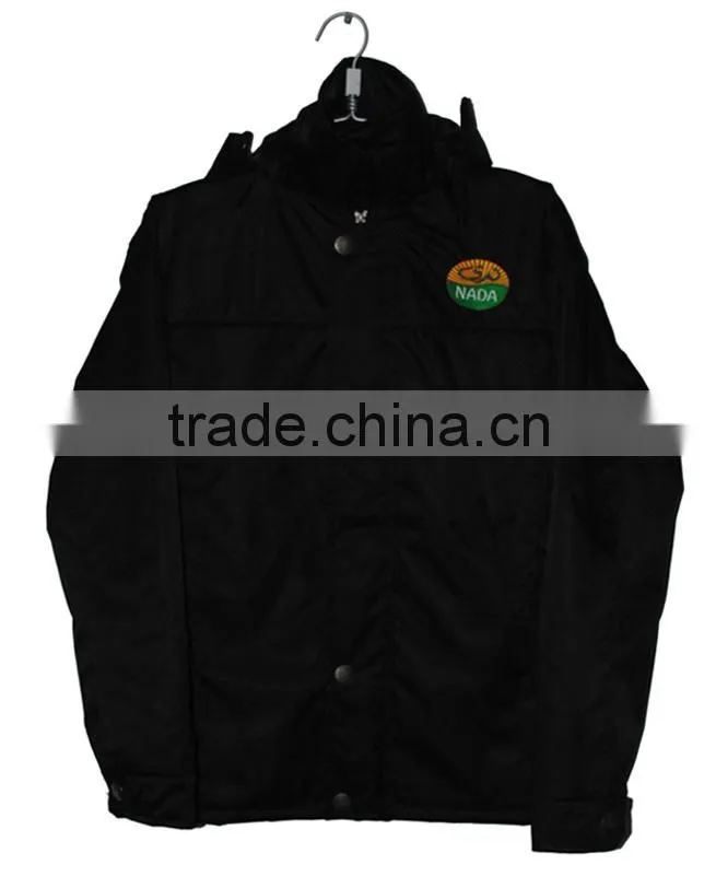 Men's Winter Wear 2015 new men's waterproof pvc coated padded jacket twill pvc coated lining cut terry quilted cotton