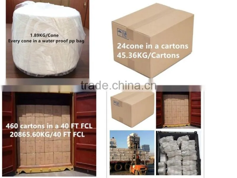 Low price free sample Ne20s 26s 30s 32s 40s 50s 60s 80s polyester yarn for sewing lot in stock