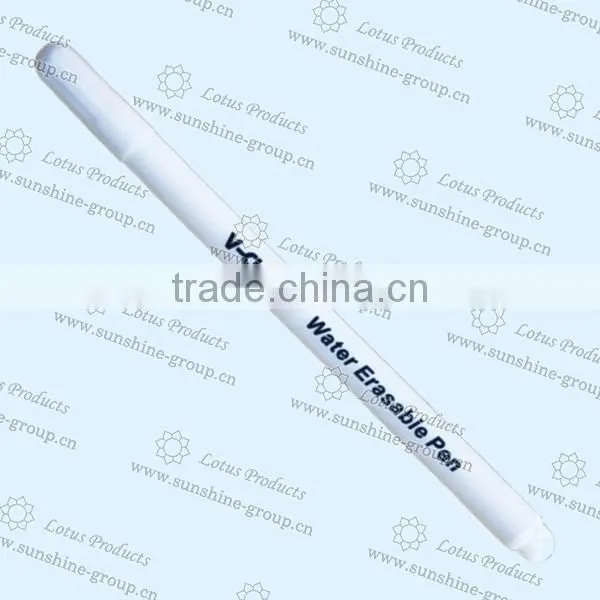 Colorful Custom Water Erasable Chalk Pen Promotional Water Erasable Pen