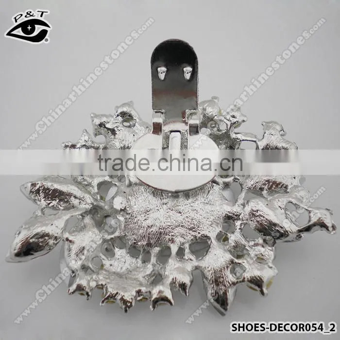 Bling Diamond Ornament With Metal Clip Buckle For Women Shoes
