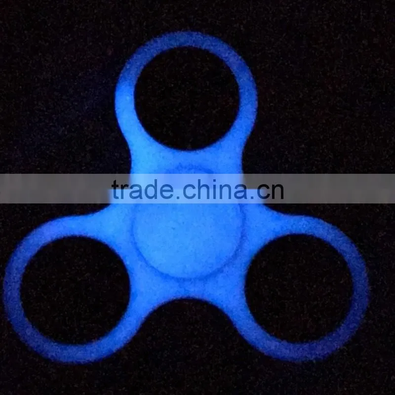 Funny toys LED light Hand Finger Spinner Plastic EDC Hand Spinner Autism ADHD Relief Focus Anxiety Stress Gift