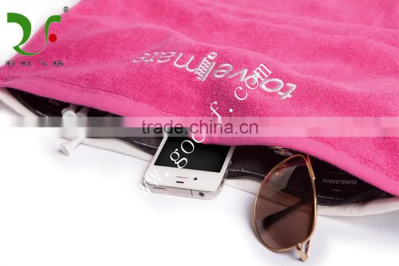 top end open cooling towels with zipper pocket