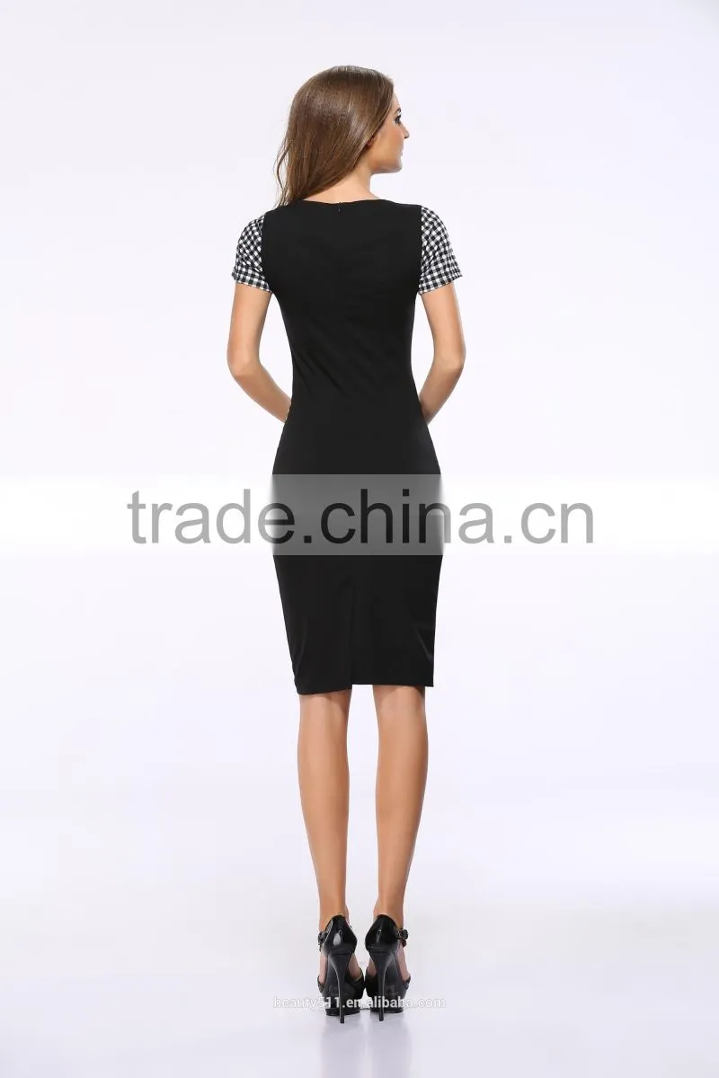 new ladies fashion dress 2017 design print dress SD25