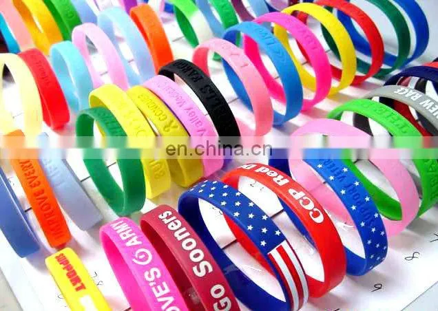 CG-03 Custom Colorful Silicone Bracelet Rubber bracelet Silicone Wristbands