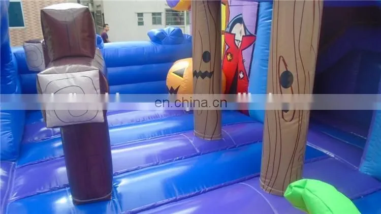 2016 High quality halloween inflatable haunted house for Halloween decoration