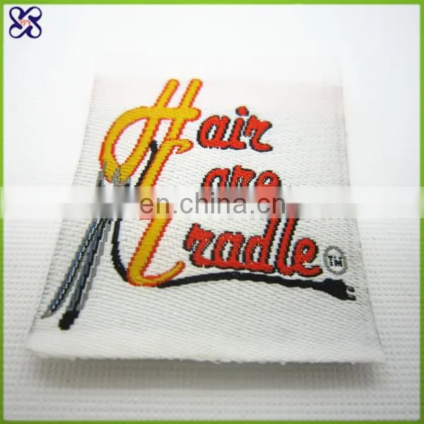 colorful high definition clothing woven label for wallet