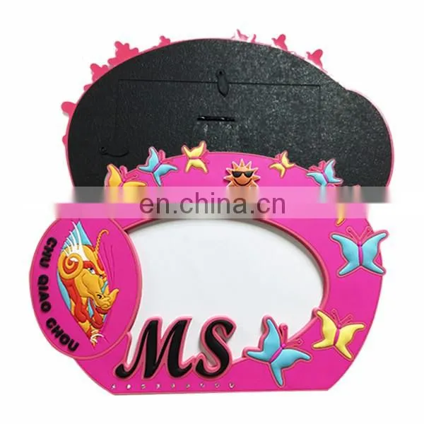Custom 3D promotional rubber pvc frame