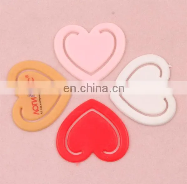 BSCI hot selling plastic advertising paper clips