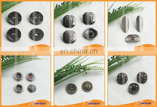 Zinc Alloy Button&Metal Button&Metal Sewing Button BM1597