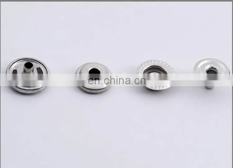 12.5mm Common Metal Brass Garment Press Ring Button BM10182