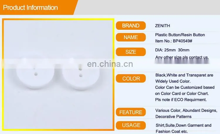 Sewing Resin Large 4 Hole Overcoat Button BP40549