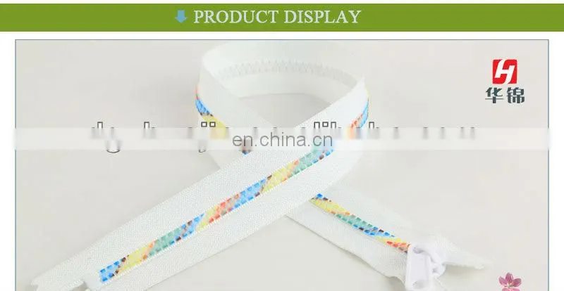 Attractive Special pvc tape zipper