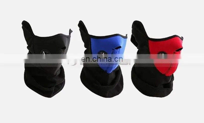 Black/Red/Blue Colored Ski Masks for Winter Climbing Riding