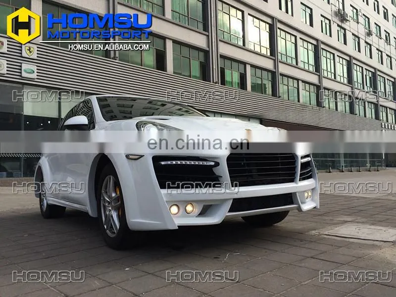 FRP material 1:1 to T-ART original style car spare parts wide body kit front bumper with exhaust tips for porsce 958