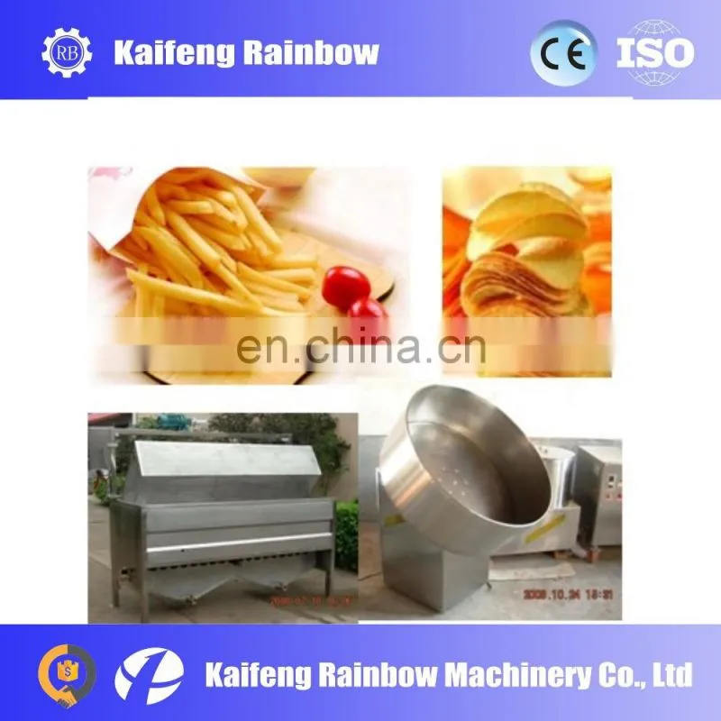 Widely Used Hot Sale Deoiling machine small scale potato chips machine,chips making machine potato