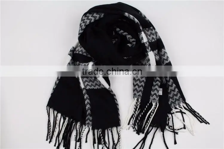 Hot sale men acrylic scarf