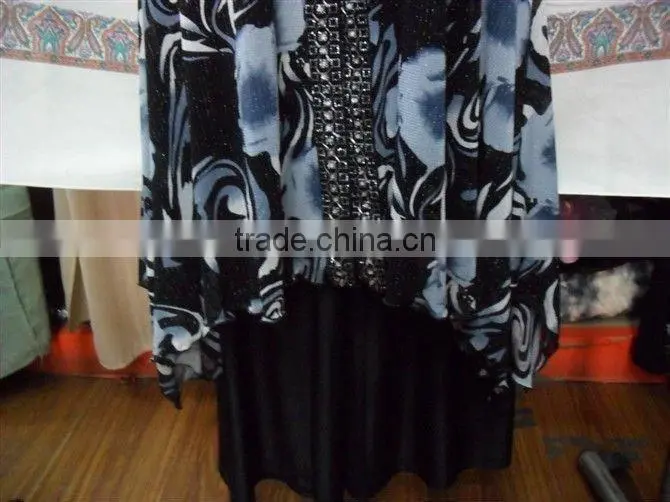 C176 Latest design muslim tunic and pants