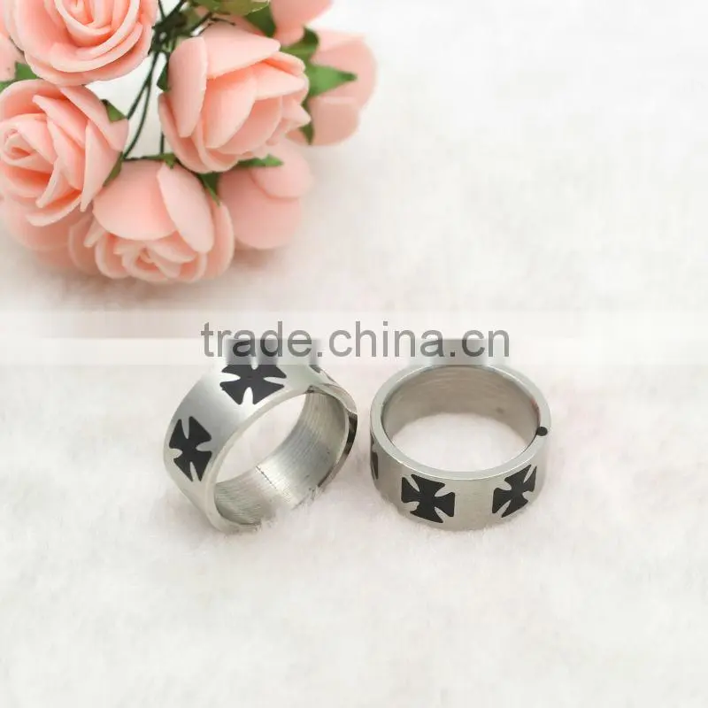 Religous Cross Stainless Steel Ring